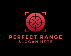 Crosshair Target Range logo design