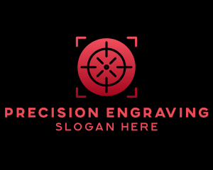 Crosshair Target Range logo design