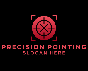 Crosshair Target Range logo design