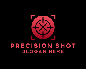 Crosshair Target Range logo design