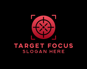 Crosshair Target Range logo design