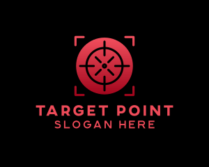 Crosshair Target Range logo design