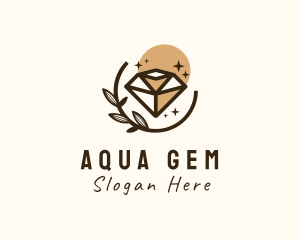 Astral Diamond Gem logo design