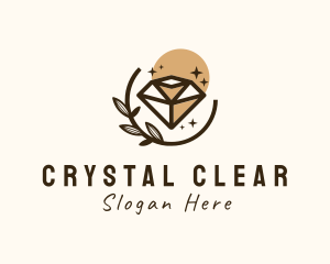 Astral Diamond Gem logo design