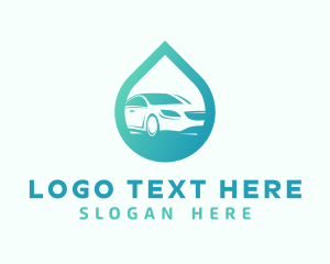 Gradient Droplet Car logo