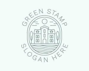 Green Home Villa logo design