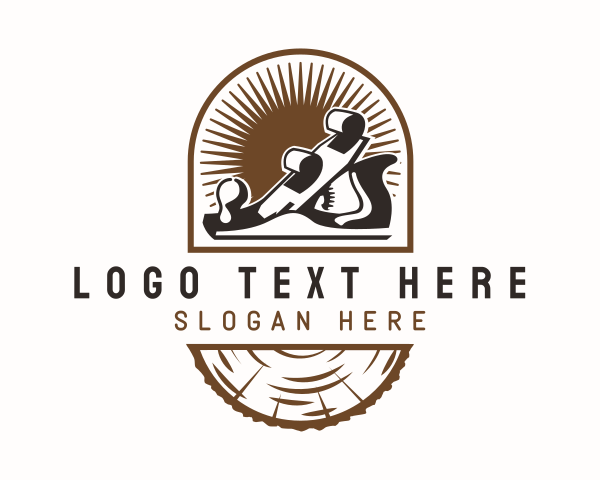 Log logo example 1