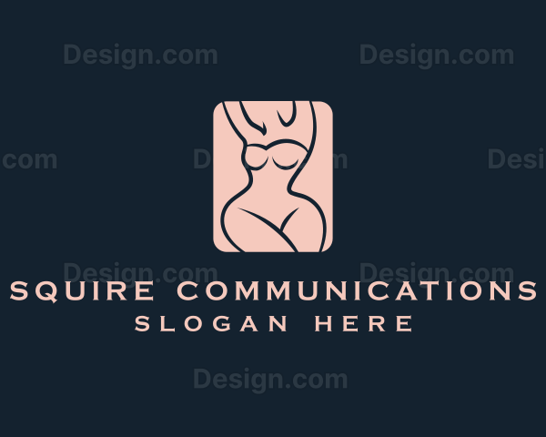 Bikini Lingerie Sexy Logo