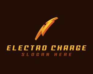 Electric Lightning Bolt  logo design