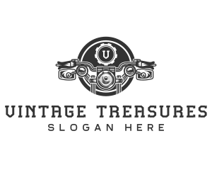 Vintage Motorcycle Vehicle logo design