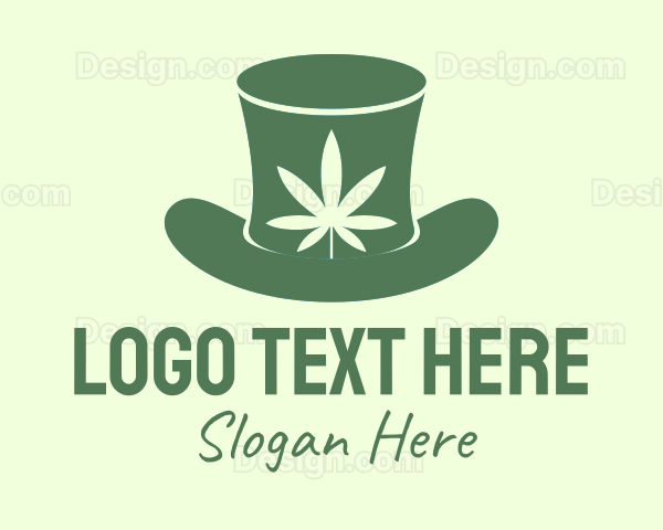 Marijuana Top Hat Logo