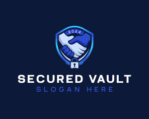 Hands Security Lock logo design