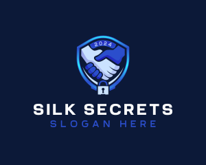 Hands Security Lock logo design