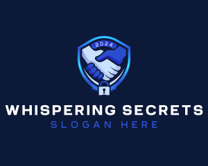 Hands Security Lock logo design