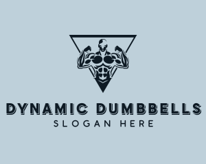 Muscle Bodybuilder Gym logo