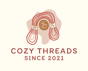 Crochet Thread Doll  logo design