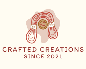 Crochet Thread Doll  logo design