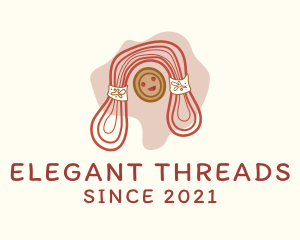 Crochet Thread Doll  logo design