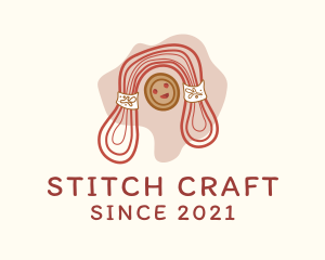 Crochet Thread Doll  logo design