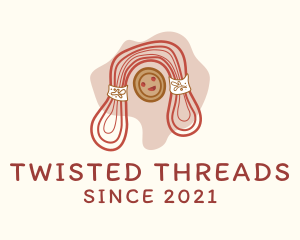 Crochet Thread Doll  logo design