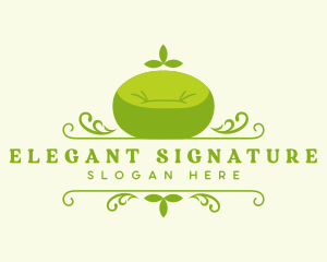 Elegant Chair Furniture logo design