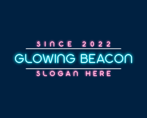 Neon Signage Club logo design