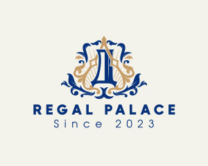 Intricate Royal Crest logo design