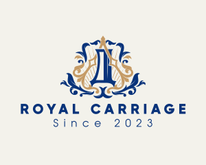 Intricate Royal Crest logo design