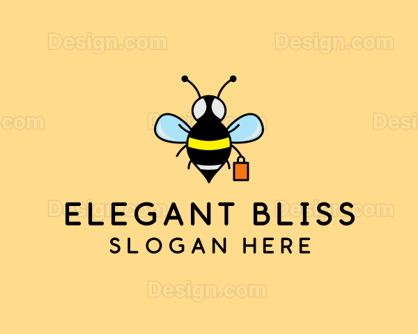 Busy Bee Insect Logo