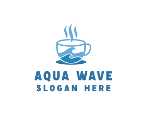 Ocean Seaside Coffee logo design