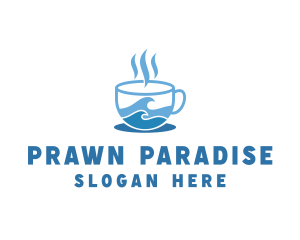 Ocean Seaside Coffee logo design