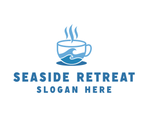 Ocean Seaside Coffee logo design