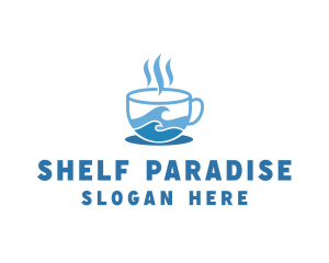 Ocean Seaside Coffee logo design