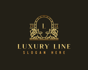 Regal Lion Luxury  logo design