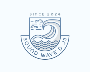 Coastal Waves Tourism logo design