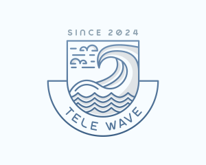 Coastal Waves Tourism logo design