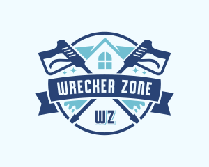 Gutter Cleaner Pressure Washing logo design