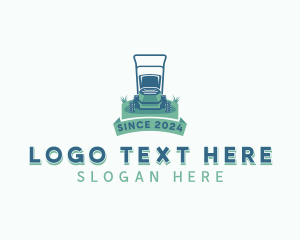 Landscaping Lawn Mower logo