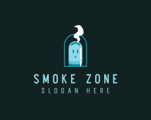 E-cigarette Smoke Vape logo design