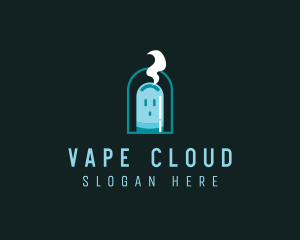 E-cigarette Smoke Vape logo design