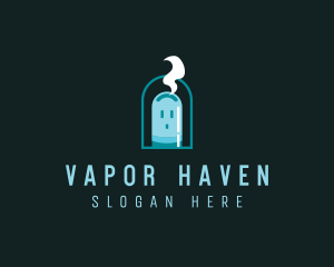 E-cigarette Smoke Vape logo design