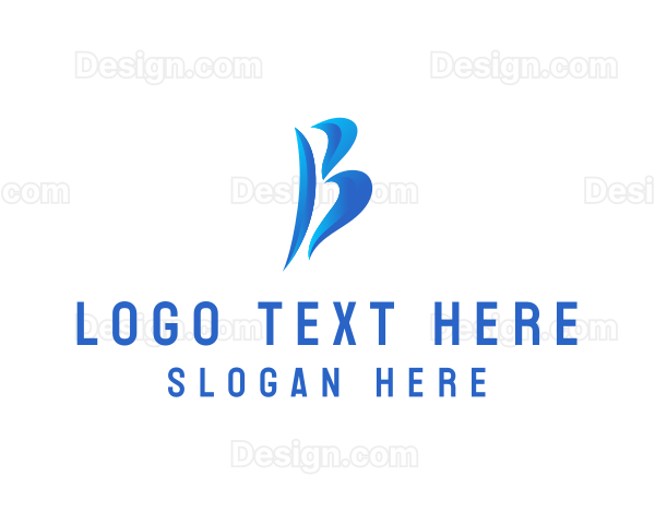 Professional Business Letter B Logo