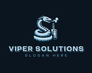 Viper Snake Vaporizer logo design