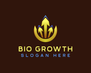 Arrow Growth Statistics logo design