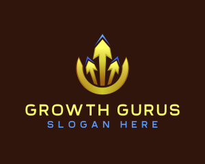 Arrow Growth Statistics logo design