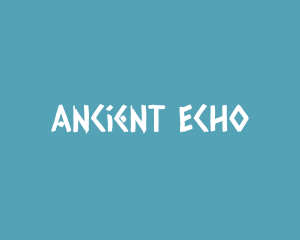 Ancient Greek Text Font logo design