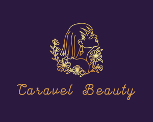 Beauty Floral Wellness logo design