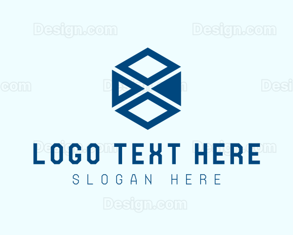 Business Diamond Hexagon Logo