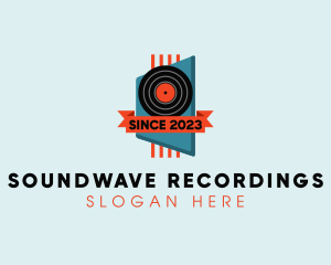 Retro Recording Studio logo design