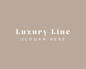 Minimalist Luxury Business logo design